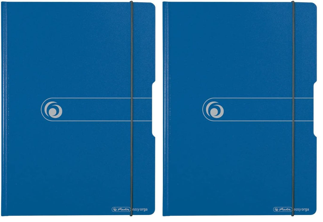 Herlitz 11217213 Klemmbrettmappe PF A4 blau (Packung mit 2) blau A4 (Packung mit 2), blau A4 (Packun