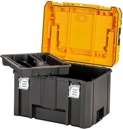 Dewalt T STAK VII Tiefe Werkzeugbox DWST83343-1 (grossvolumige Box, Schutzklasse IP54, Metallschlies