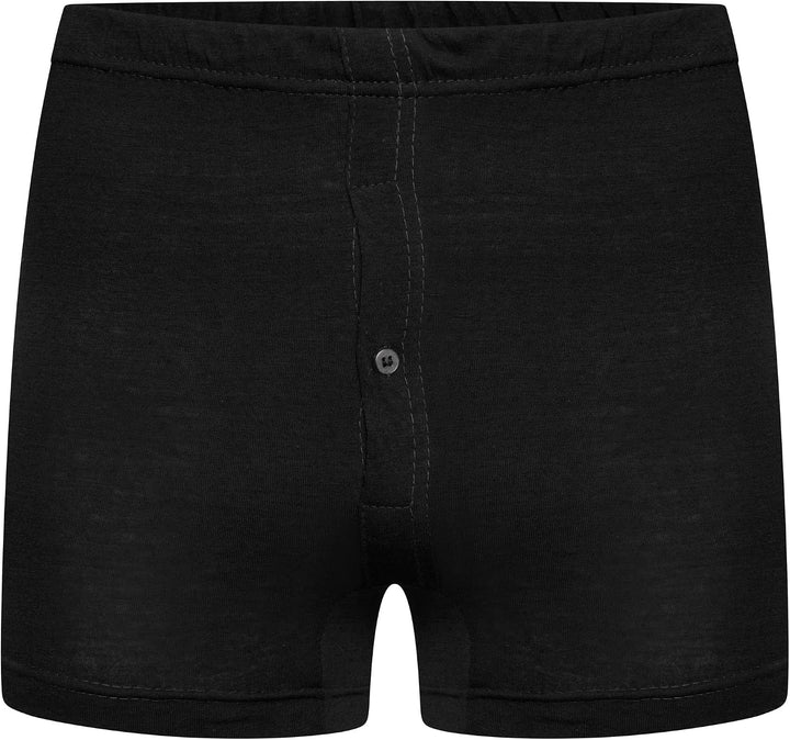 ASRL® Packung mit 6 Herren-Boxershorts aus Jersey, einfarbig, Shorts, Unterwäsche, taillierte Boxers