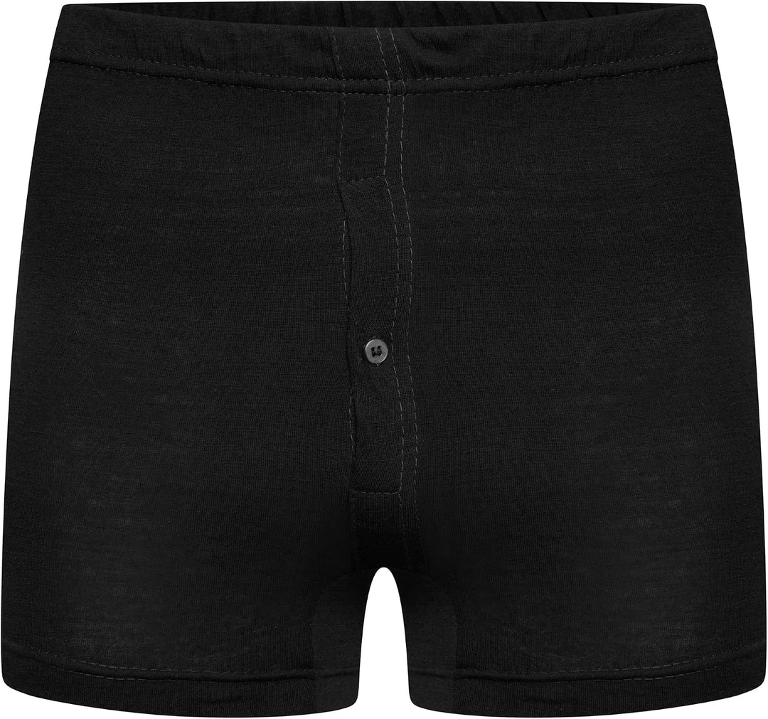 ASRL® Packung mit 6 Herren-Boxershorts aus Jersey, einfarbig, Shorts, Unterwäsche, taillierte Boxers