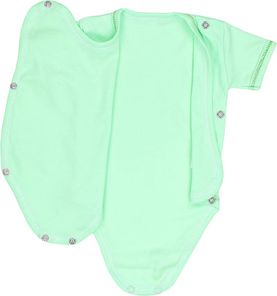 TupTam Unisex Baby Kurzarm Wickelbody 5er Pack 56 Junge, 56 Junge