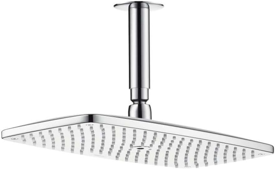 hansgrohe Duschkopf Raindance E, Kopfbrause wassersparend, Regendusche mit 1 Strahlart, Deckenanschl