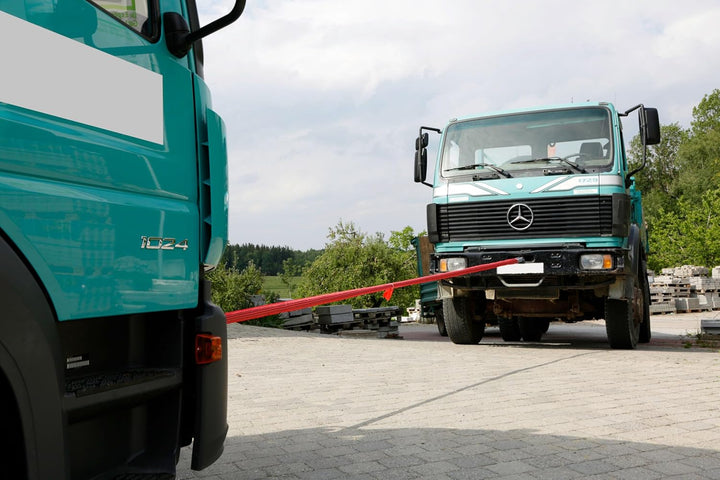 Kerbl 37707 Abschleppschlinge 10m, 35t Reissfestigkeit, Rot