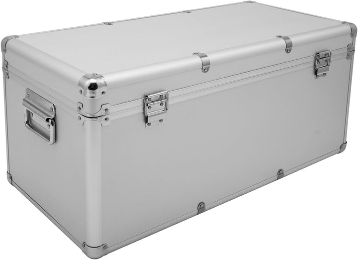 Aluminium-Rahmenkoffer Transport-Box, Koffer in Silber mit 54 Liter Volumen 054 Liter Silber, 054 Li