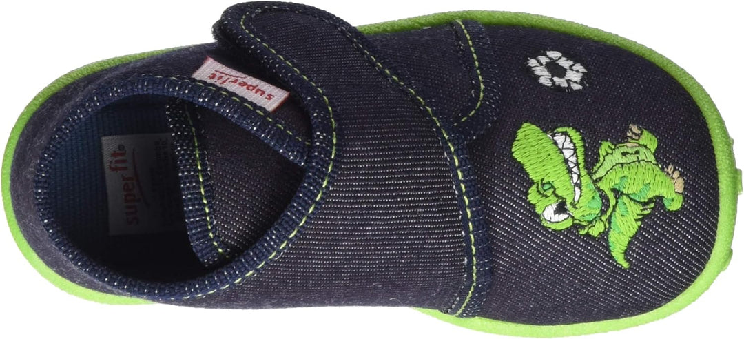 Superfit SPOTTY Hausschuhe 0-809250 Jungen 19 EU Blau, 19 EU Blau