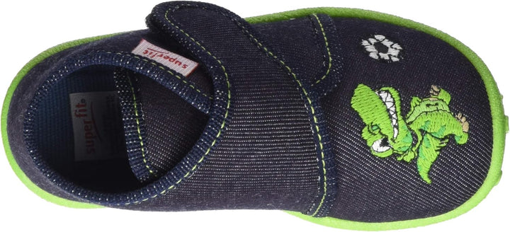 Superfit SPOTTY Hausschuhe 0-809250 Jungen 19 EU Blau, 19 EU Blau