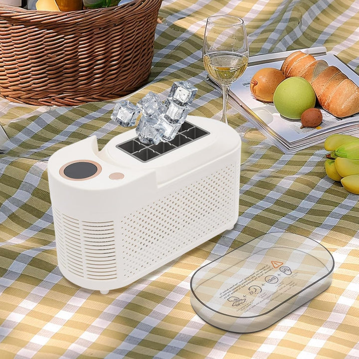 Eiswürfelbereiter,12V Mini-Eiswürfelbereiter für die Arbeitsplatte, kompakte Eismaschine für Zuhause