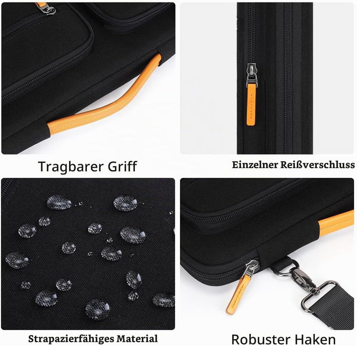 DOMISO 17 zoll Laptoptasche 17,3 zoll Laptop Tasche Hülle Laptophülle Business Laptop-taschen Notebo