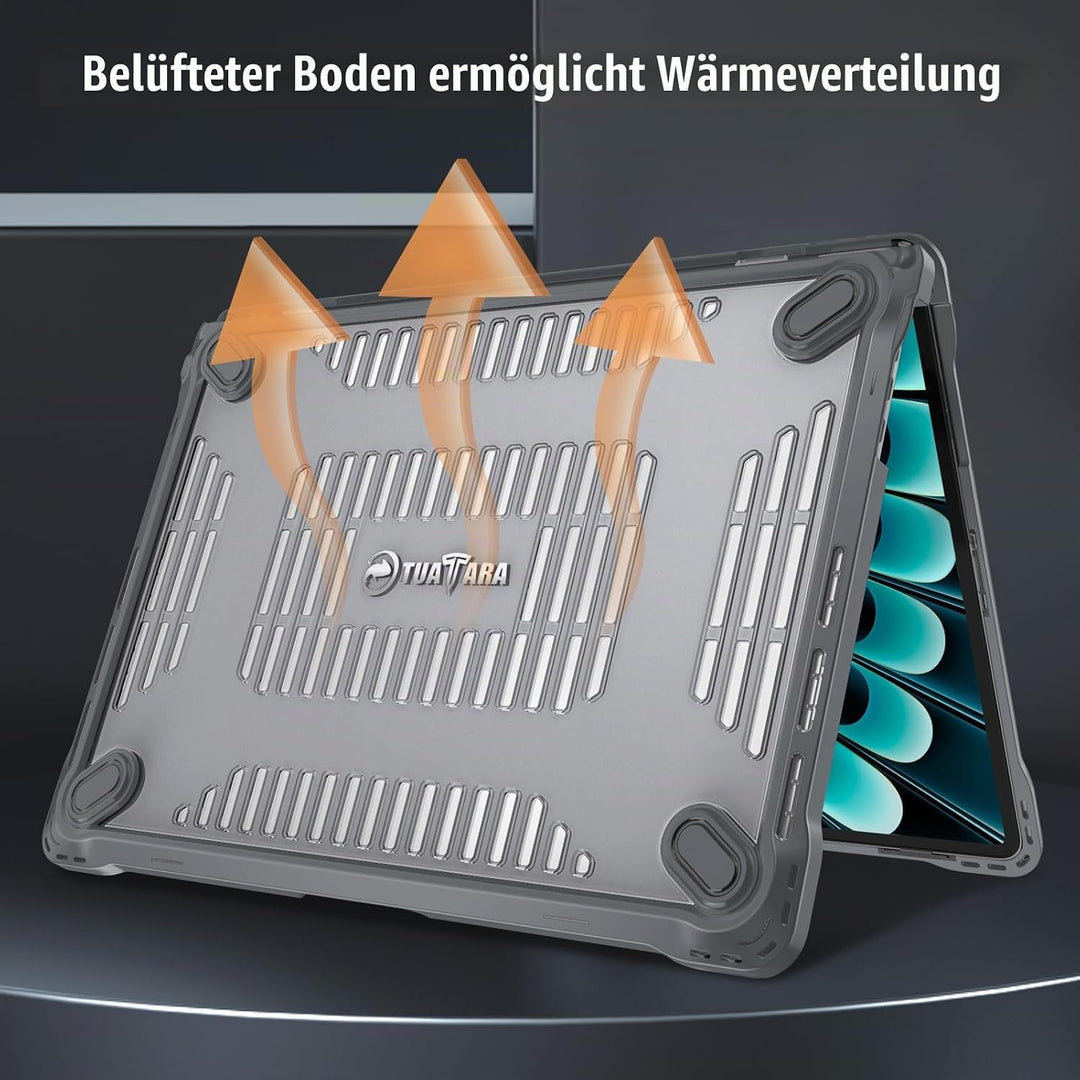 Fintie Hülle Kompatibel mit MacBook Air 15 M2 Chip (2023 Freisetzung) A2941, Ganzkörper-Rugged Hybri