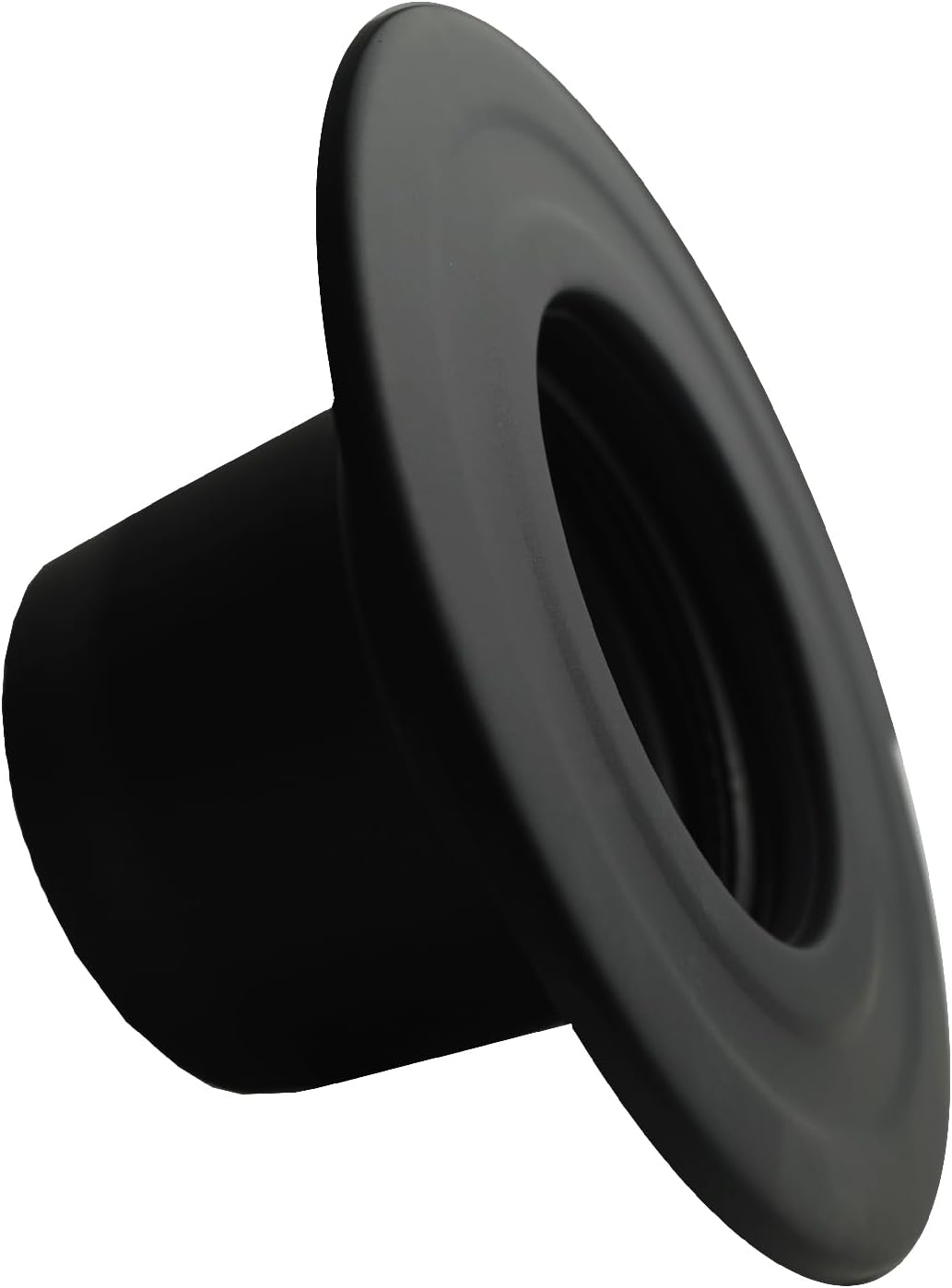 FIREFIX R80/WR Pelletofenrohr, 80 mm, schwarz, Rosette mit Wandfutter
