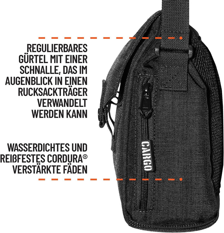 Mini Wandelbare Rucksack-Umhängetasche für Damen und Herren, ideal als wasserdichte Fahrradtasche, p