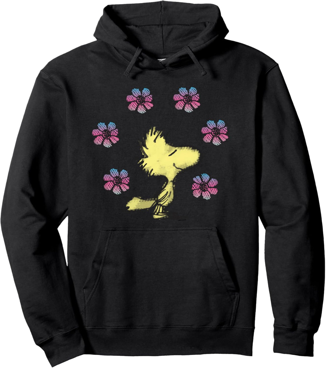 Peanuts Woodstock Liebe Blumen Hoodie Pullover Hoodie