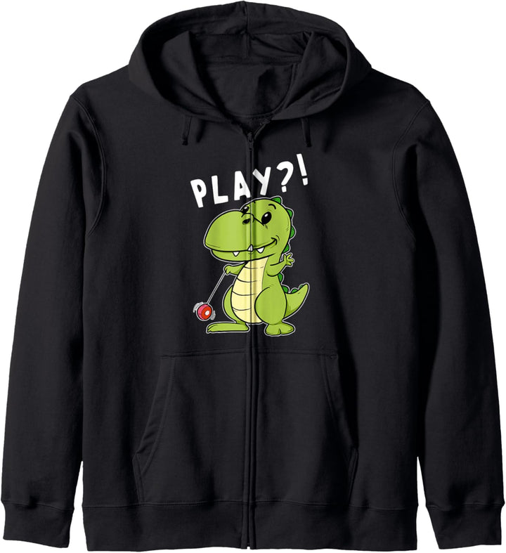 Lustigs Jojo Dinosaurier T-Rex Yoyo Spielzeug Dino Saurier Kapuzenjacke