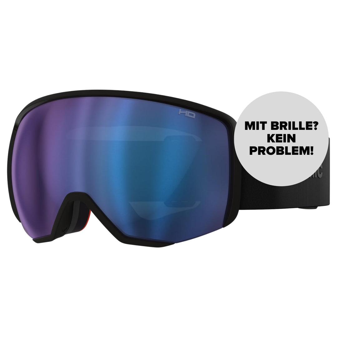 ATOMIC REVENT L HD Skibrille - Skibrillen mit kontrastreichen Farben - Hochwertig verspiegelte Snowb