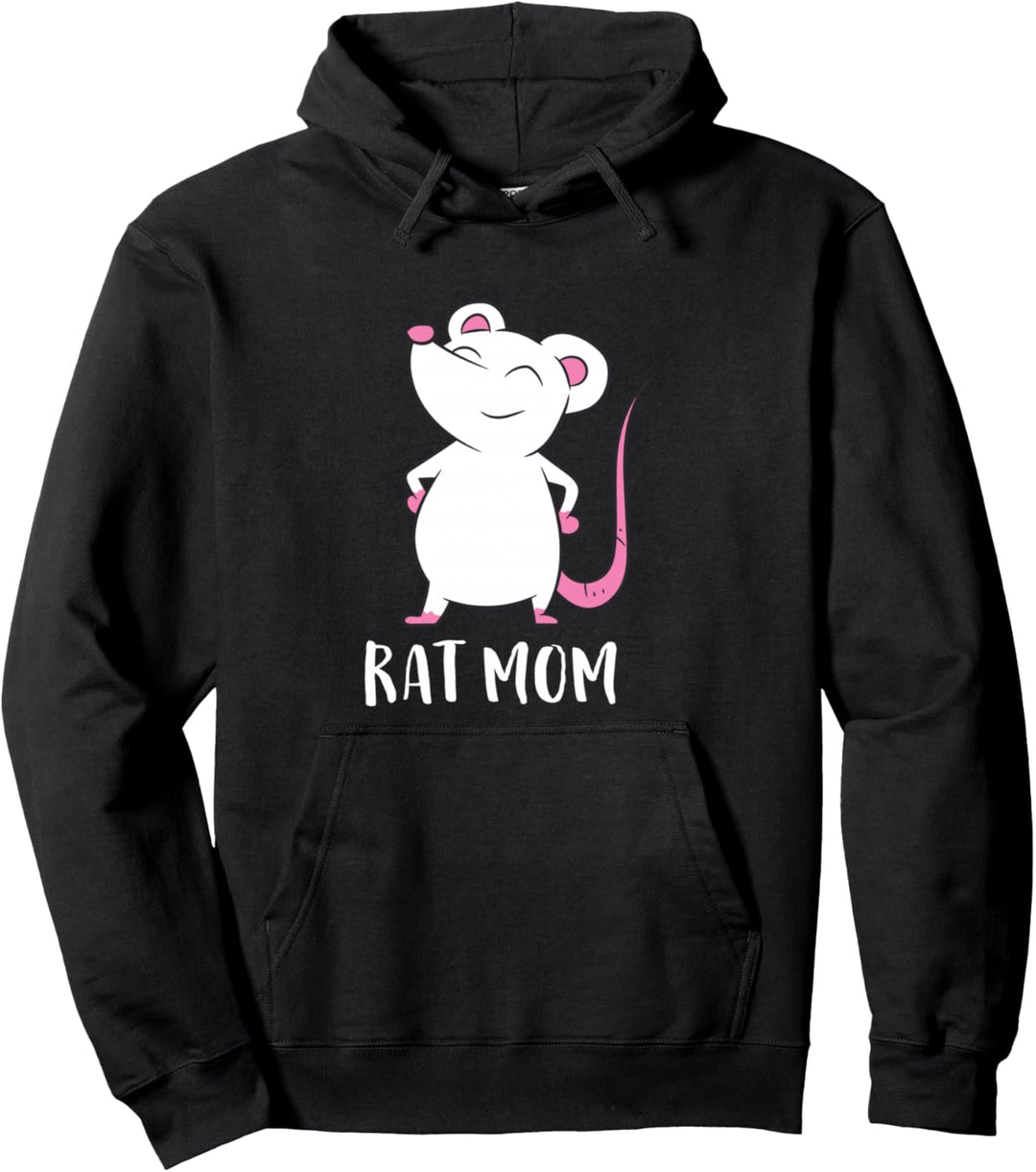 Ratten Mama Haustier Ratten Mädchen Rat Mom Pullover Hoodie
