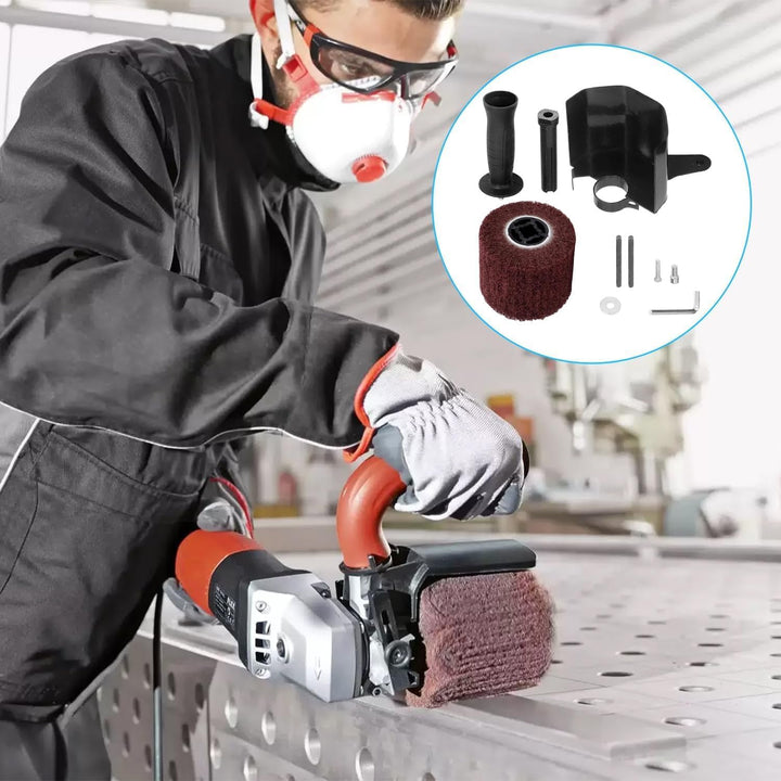Poliermaschine zum Polieren, elektrisches Handschleifer-Polierset für Metall, Edelstahl, Kunststoff,