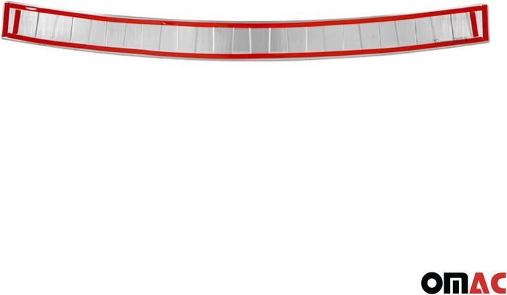 OMAC Ladekantenschutz Stossstange kompatibel mit Mercedes B Klasse W247 2019-2024 Chrom Gebürstet Ed