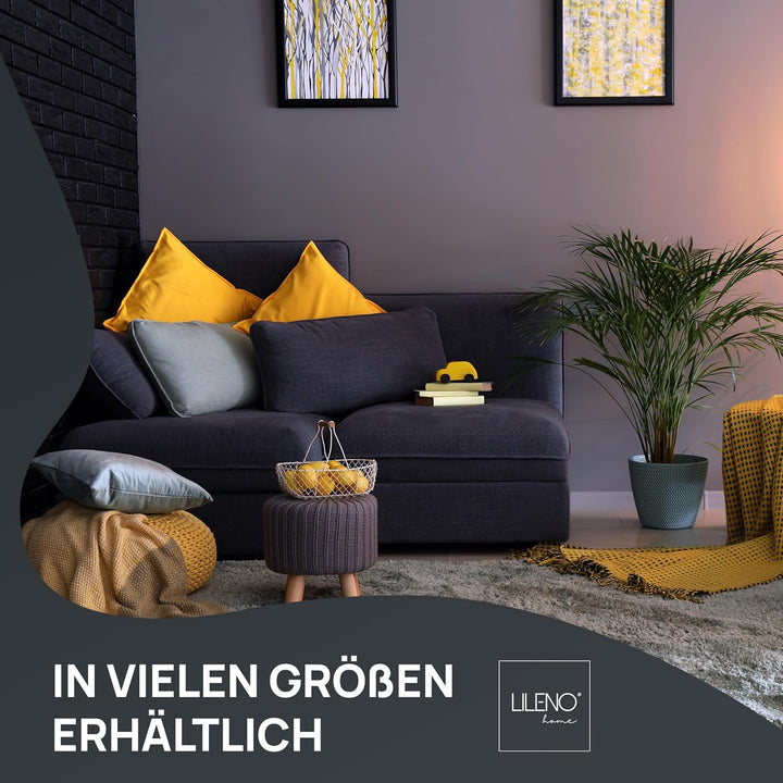 LILENO HOME 6er Set Kissenfüllung 30x30 cm - 40°C waschbares Innenkissen geeignet für Allergiker - P