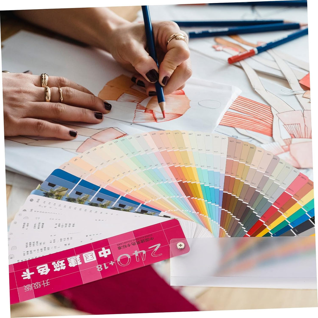 DOITOOL Farbkarte Architekturfarben Farben Standard RAL Farbfächer Farbmusterkarten für Präzise Farb