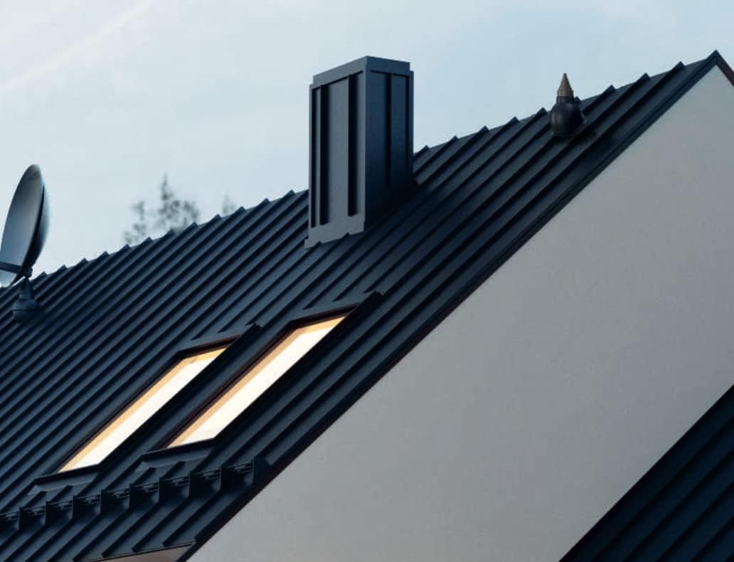 Dachdurchführung für Gerätemasten Ø19–90 mm – Nelskamp - Finkenberger, IBF - Doppelrömer für TV-Ante