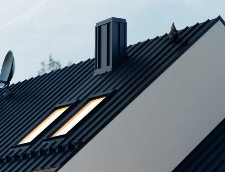 Dachdurchführung für Gerätemasten Ø19–90 mm – Nelskamp - Finkenberger, IBF - Doppelrömer für TV-Ante