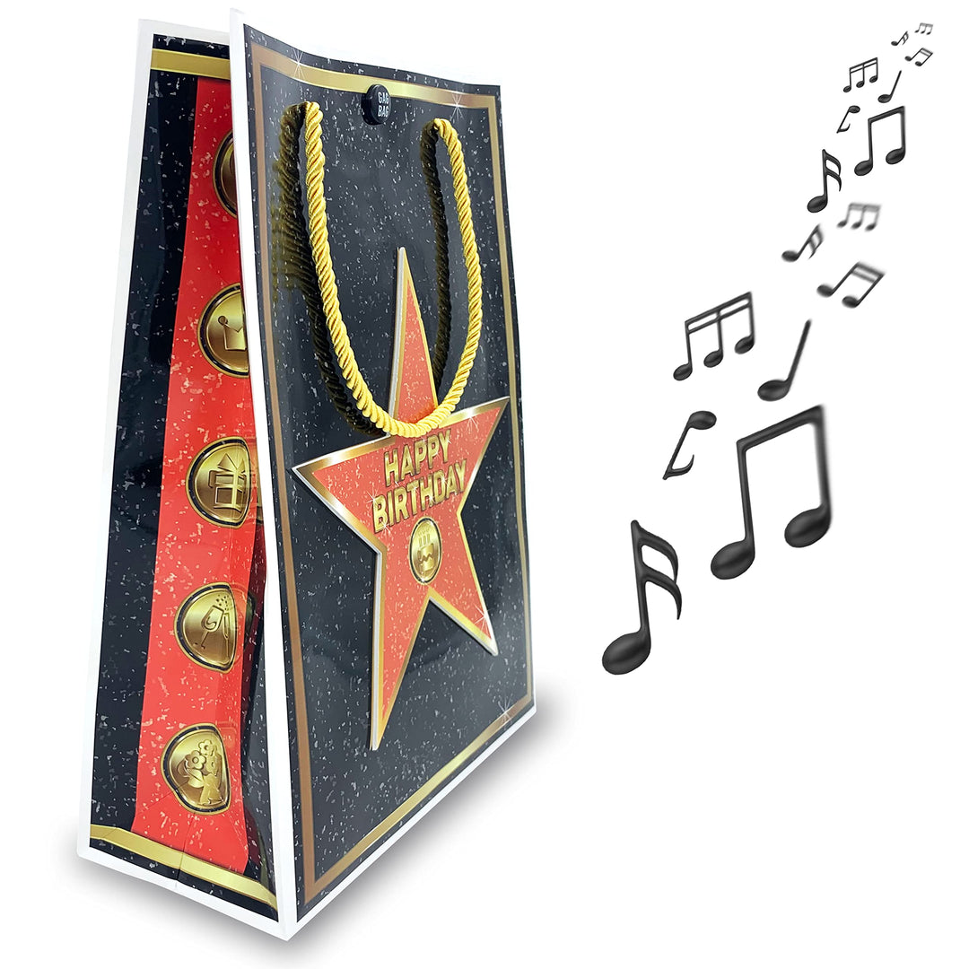 MUSIK-Geschenktüte, beim ÖFFNEN der Tasche hört man den Song "Simply the Best", tolle Geschenkverpac