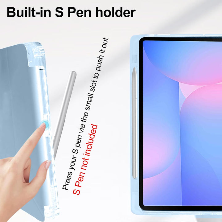 Hülle für Samsung Galaxy Tab S10 FE Plus 13,1 Zoll 2025 (SM-X620, SM-X626, SM-X626B) mit S Pen Halte