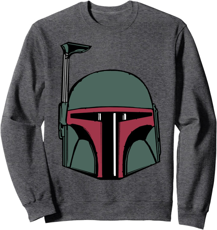 Star Wars Boba Fett Cartoon Floating Helmet Sweatshirt