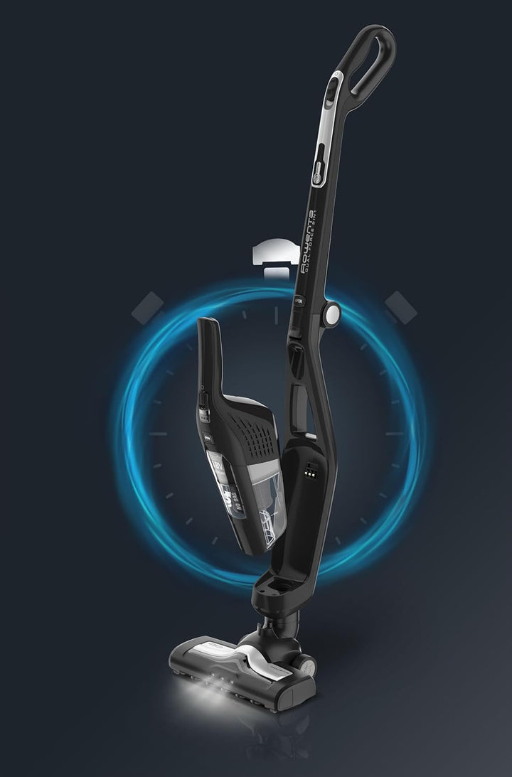 Rowenta RH6735WH Dual Force 2in1, kabelloser Stabstaubsauger, Schwarz Dual Force 2in1 schwarz, Dual