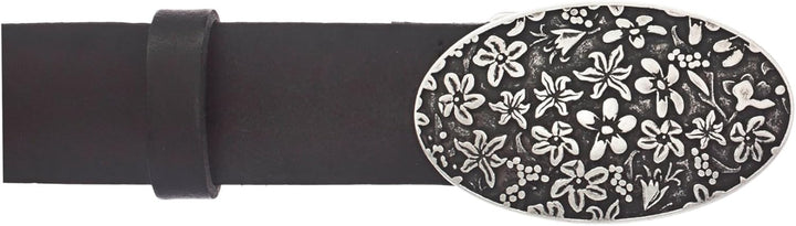 MUSTANG Damen Gürtel Echtledergürtel 75 Schwarz, 75 Schwarz