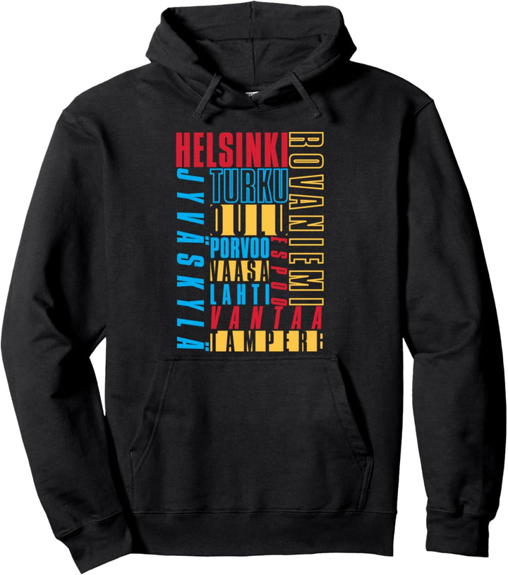 Städte Finnlands Pullover Hoodie