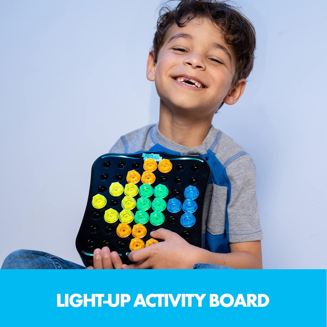 Learning Resources Design & Drill Brightworks, ab 3 Jahren, MINT-Spielzeug mit Licht & Bohrer, förde