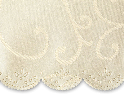 Gräfenstayn® 4er-Set Stuhlhusse Sofia mit Schleife, im Jacquard Muster runde und eckige Stuhllehnen