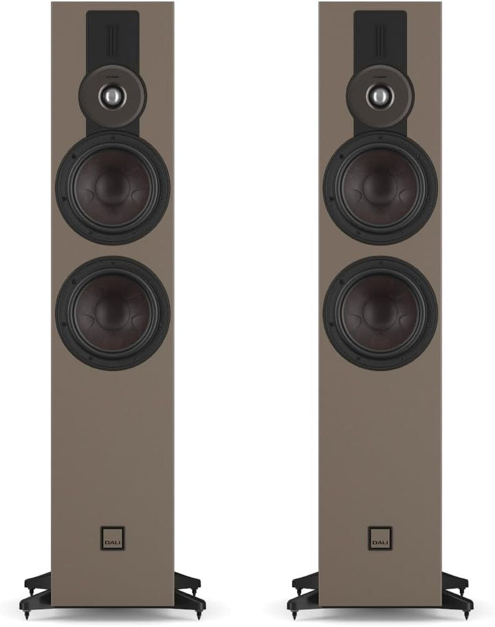 DALI SONIK 7 – Premium Standlautsprecher (Paar) mit Dual 17,8 cm Clarity Cone-Tieftönern, Hybrid-Hoc