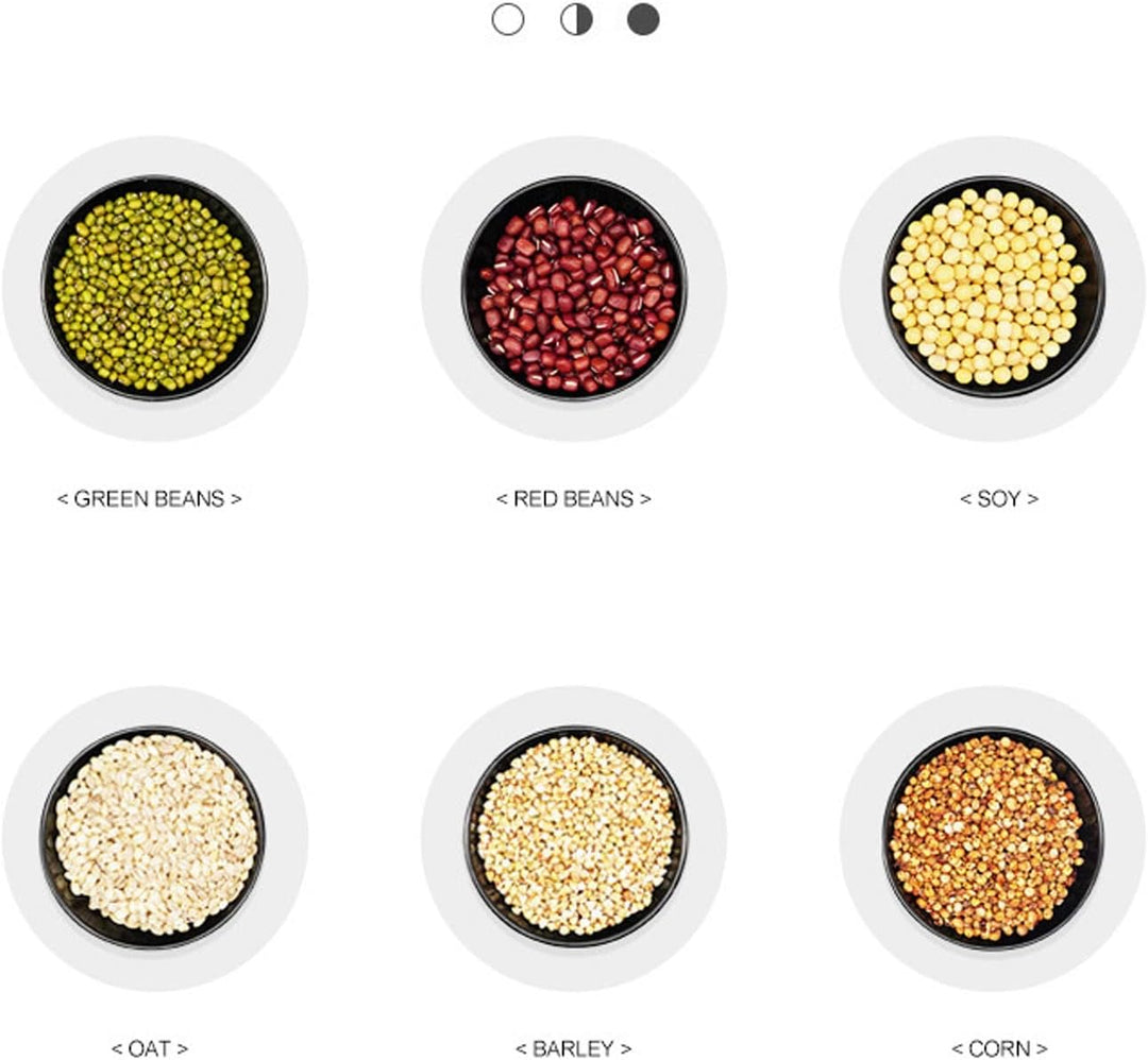 Vorratsdosen Müsli Aufbewahrungsbox, 5kg 6 Raster Kunststoff Trockenfutter Spender Reisbox 360° Dreh