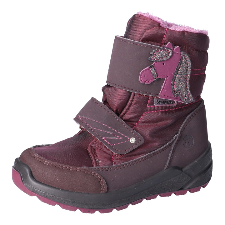 RICOSTA Mädchen Winterstiefel GAREI,Kinder Boots,WMS:Mittel,Sympatex,waschbar 30 EU Rot 380, 30 EU R