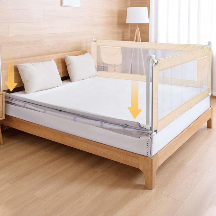 Höhenverstellbares Bettgitter Absturzsicherung für Bett, tragbares Bett Schutzgitter für Kinder & Fa