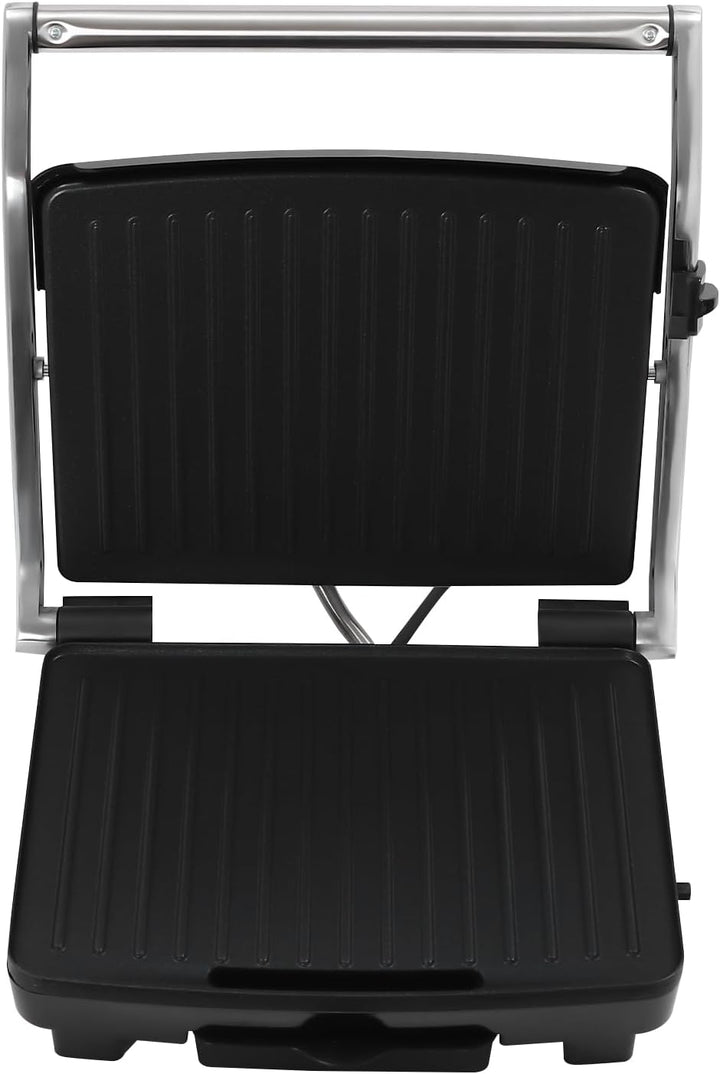 Kontaktgrill, 2000W Elektrogrill, 100-250 ℃ Einstellbare Temperatur, Antihaftbeschichtete Backblech,