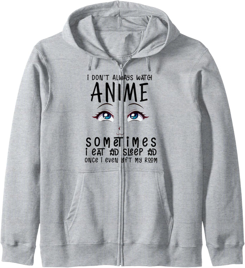 Watch Anime Sometime eat sleep left room otaku anime lovers Kapuzenjacke