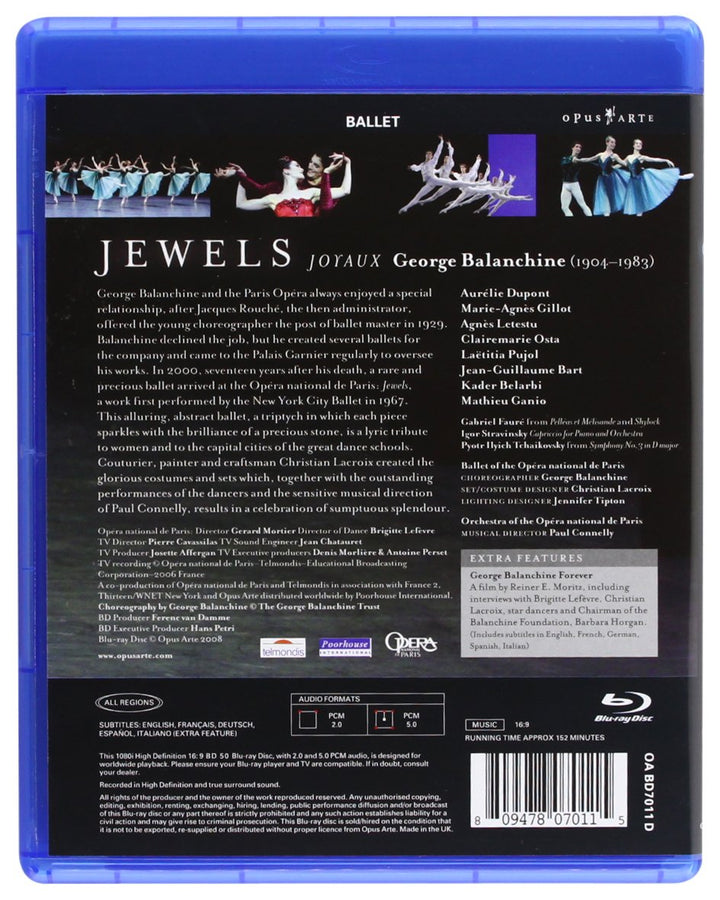 Jewels - Joyaux, Blu-ray