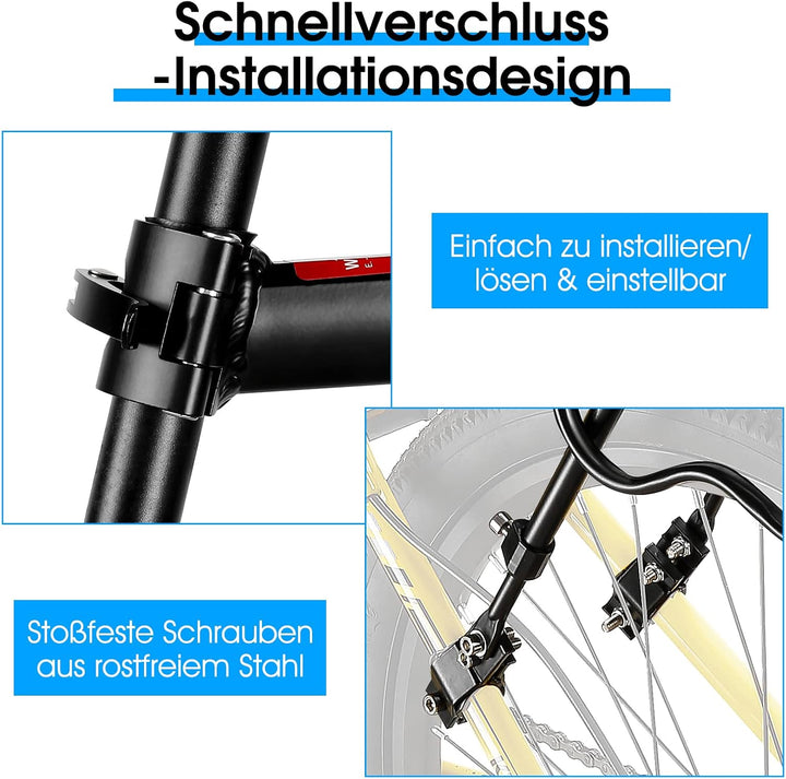 West Biking Gepäckträger Mountainbike - Stabiler Fahrrad Gepäckträger Robust MTB Gepäckträger Alumin