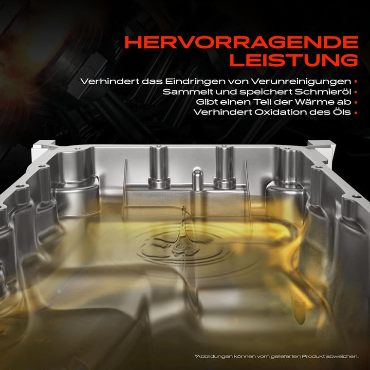 Frankberg Ölwanne für A4 8EC B7 8ED B7 A6 4F2 C6 4F5 C6 A8 4E_ 2.4L 3.2L Benzin 2004-2010 06E103604F