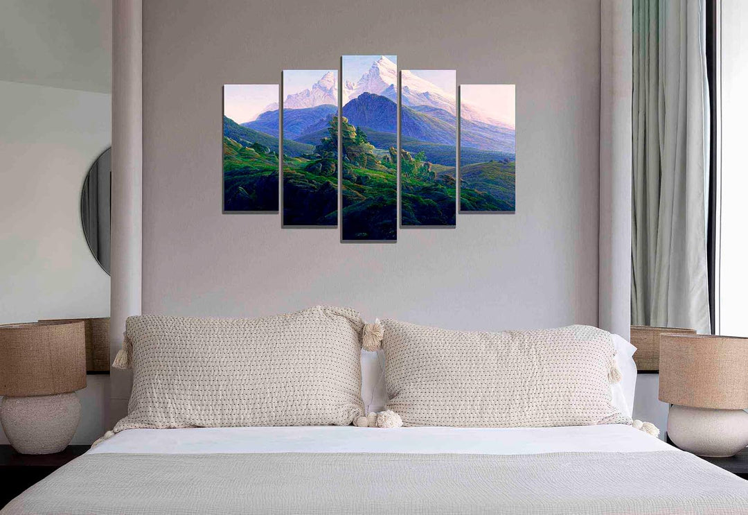 Caspar David Friedrich Abstrakte Leinwanddruck, Wandkunst, moderne Dekoration für Schlafzimmer, Büro
