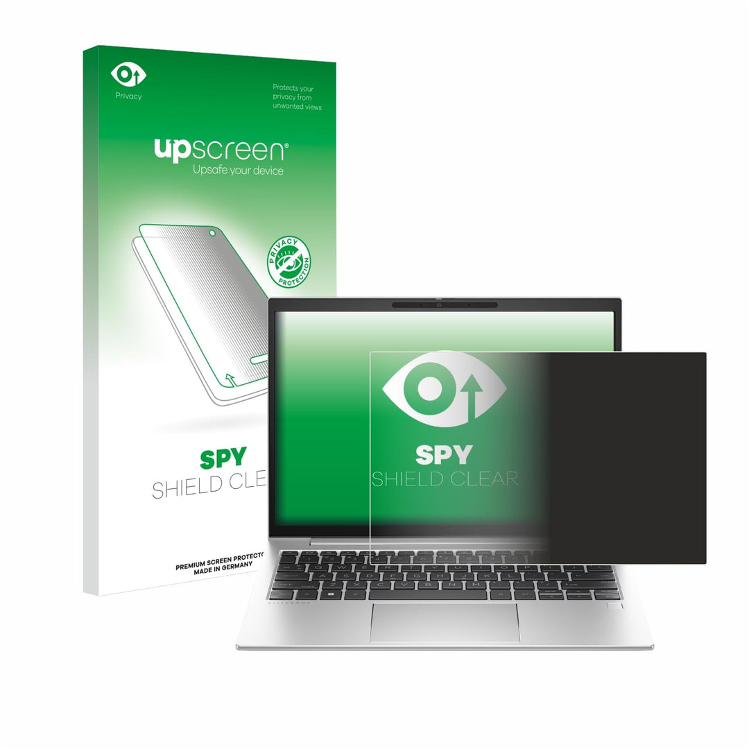 upscreen Anti-Spy Blickschutzfolie für HP EliteBook 835 G10 Made in Germany, Privacy Screen Displays