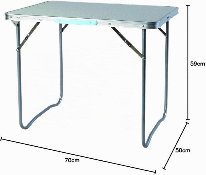 XL Aluminium Campingtisch schwarz oder weiss klappbar mit Tragegriff Alu Verschiedene Masse Weiss 70