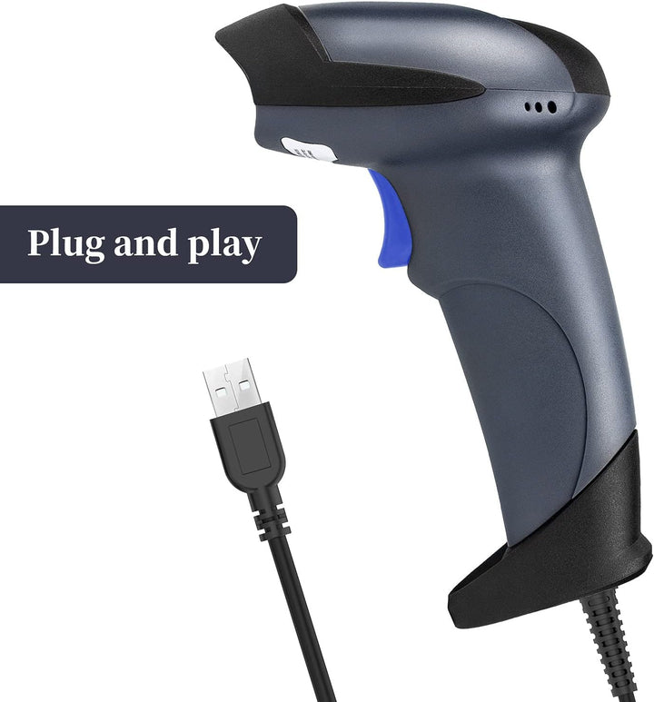 NETUM 2D Barcode Scanner USB 2.0 Kabelgebunden QR-Code-Imager Automatischer Barcodeleser Handheld Sc