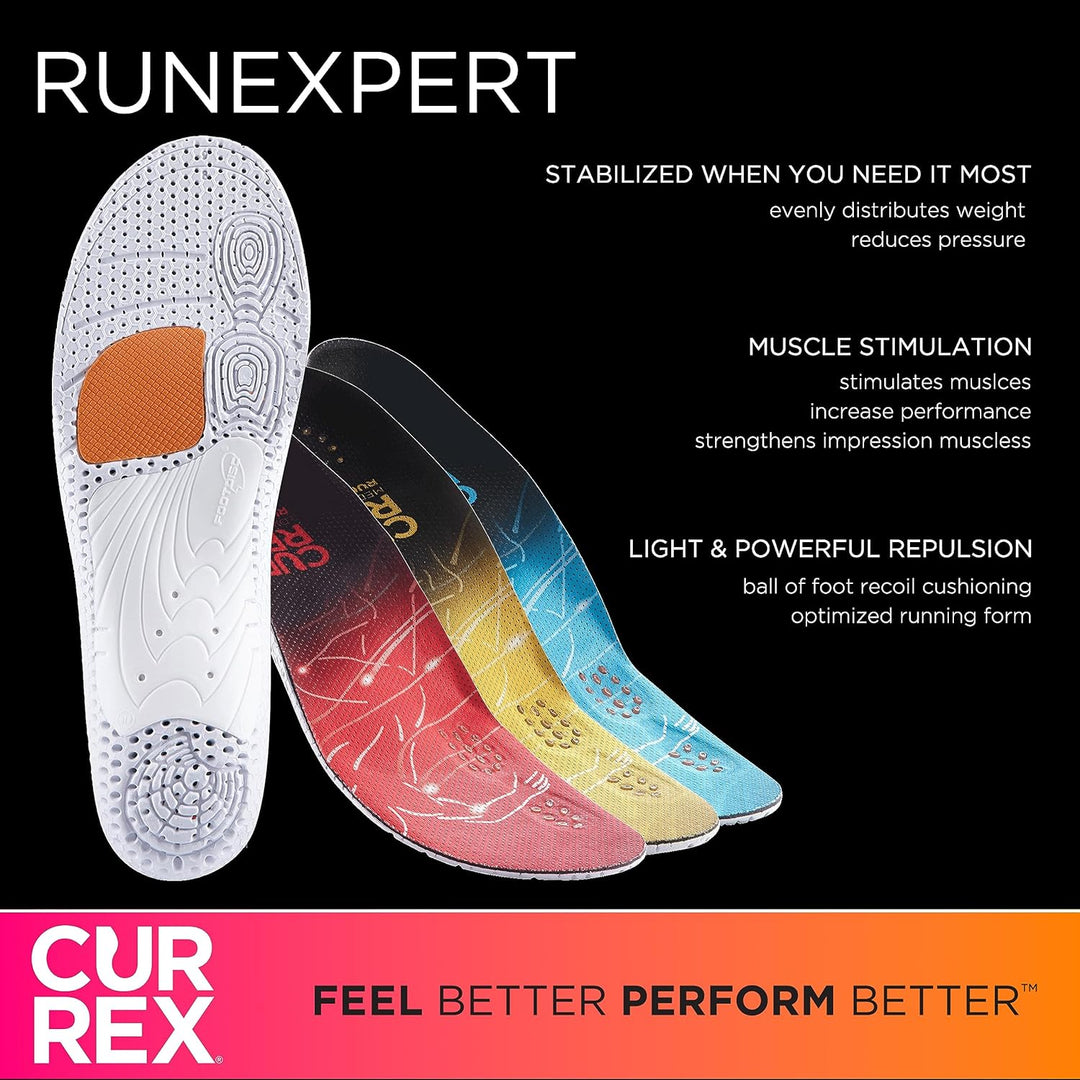 CURREX RunExpert Sohle Low Profile – Dein Treiber für einen optimierten Laufstil. Dynamische Perform
