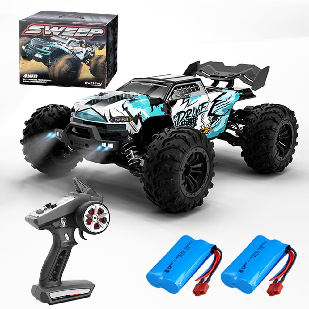 X-Verse 16102PRO Ferngesteuertes Auto mit Bürstenloser Motor, 1:16 4WD RC Auto Geländewagen Offroad,