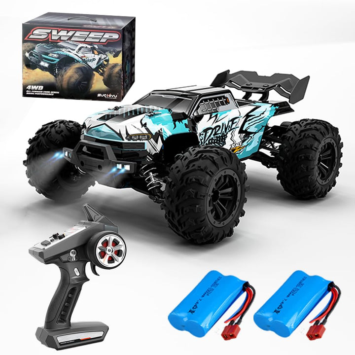 X-Verse 16102PRO Ferngesteuertes Auto mit Bürstenloser Motor, 1:16 4WD RC Auto Geländewagen Offroad,