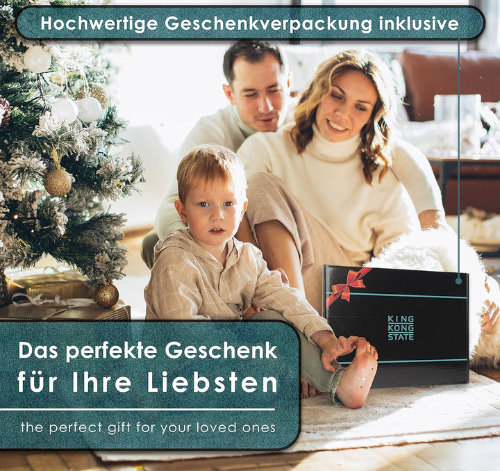 King Kong State Winter-Set für Autos - Geschenk-Set aus Luftentfeuchter-Kissen, Eiskratzer, Scheiben